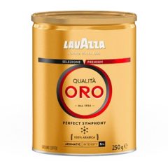 Qualita Oro-Perfect Symphony-Lavazza Arabica medium roast ground coffee-Golden cream with a sweet and refined espresso
