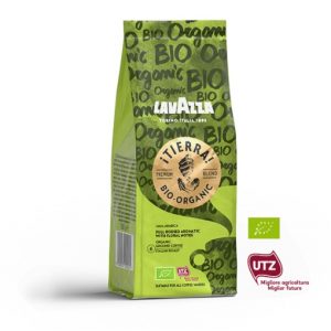¡Tierra! Bio Organic-superior imported Lavazza Arabica Italian style roast ground coffee-Full bodied and aromatic espresso
