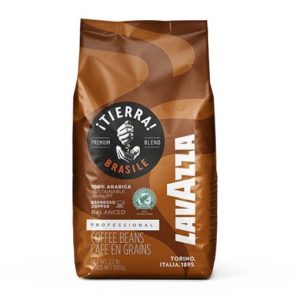 iTierra Brasile-superior imported Lavazza Arabica coffee-delicate roasted beans-velvety sweet espresso with an intense body