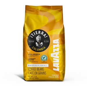 iTierra Colombia-superior imported Lavazza Arabica coffee-delicate roasted beans-refined taste and rich bodied espresso